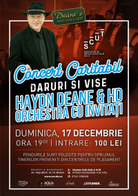 Concert Caritabil - Daruri și VISE - Haydn Deane & Orchestra