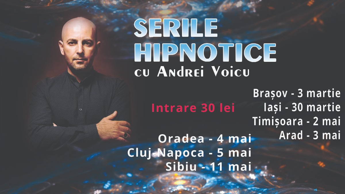 Seri Hipnotice cu Andrei Voicu la Brasov