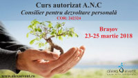 Curs consilier pentru dezvoltare personala – autorizat ANC