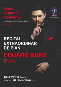 Recital extraordinar de pian Eduard KUNZ