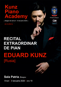 Recital extraordinar de pian Eduard Kunz (Rusia)