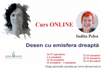 Curs Online - Desen cu emisfera dreapta cu Iudita Pelea