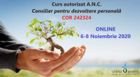 Online - Curs Autorizat - Consilier pentru dezvoltare personala