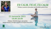 Webinar-Fii calm,Ficat,Fii Calm-Produse naturale și proceduri de detoxifiere pentru ficat