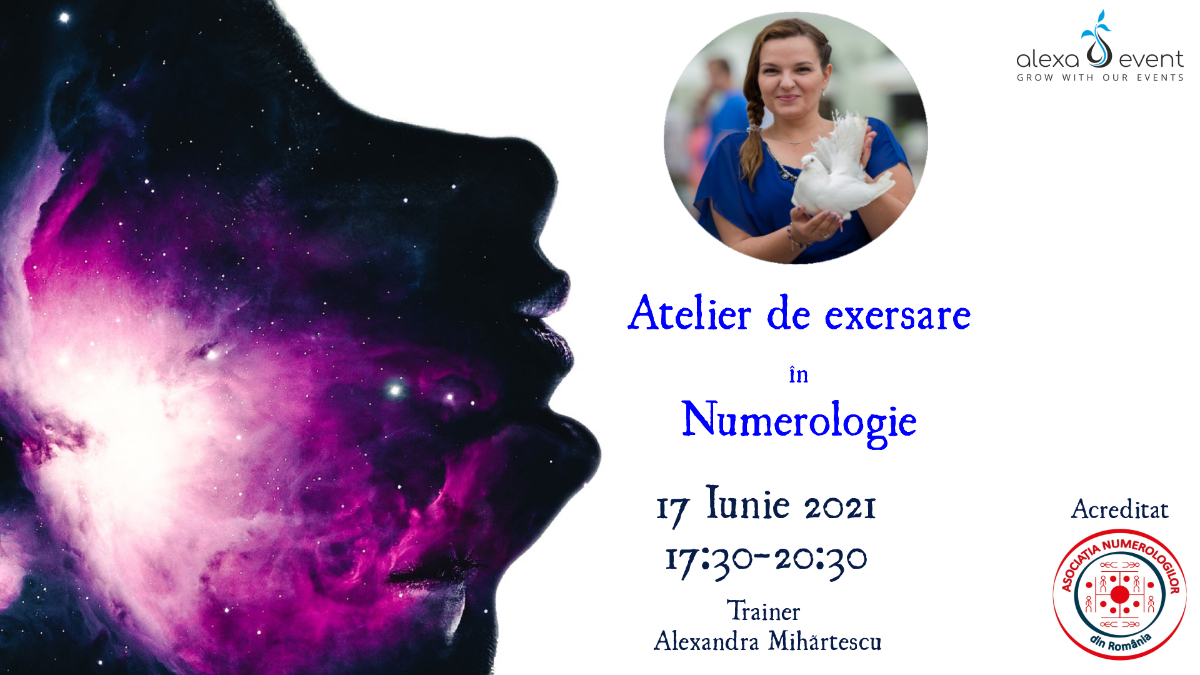 Atelier de exersare în Numerologie cu Alexandra Mihărtescu