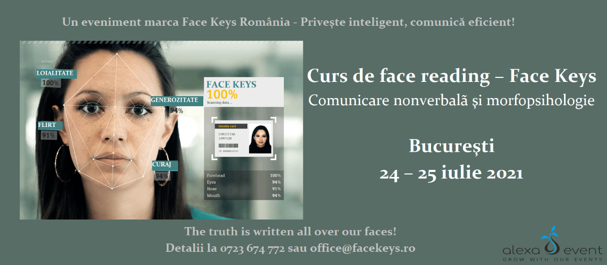 Curs de Face Reading – Face Keys