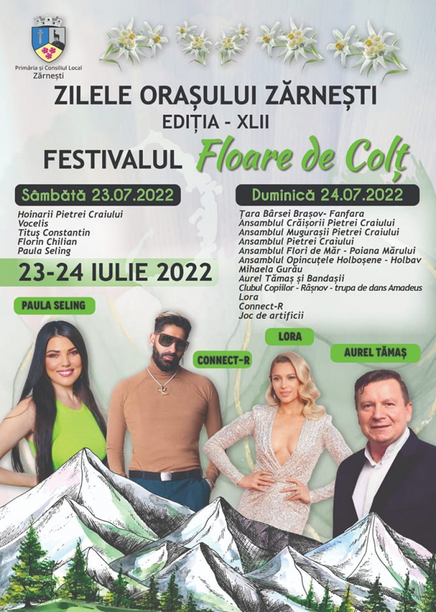 Zilele orașului Zărnești - Festivalul Floare de Colț 2022