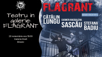 Teatru in galerie: Comedia "Flagrant"