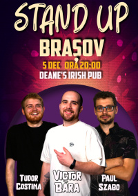 Stand Up Comedy cu Victor Băra, Tudor Costina și Paul Szabo