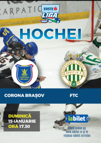 Meci de hochei Corona Brașov - FTC
