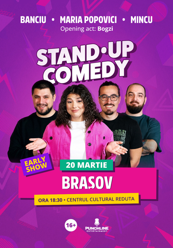 Stand Up Comedy cu Maria Popovici, Mincu și Banciu (Early Show)