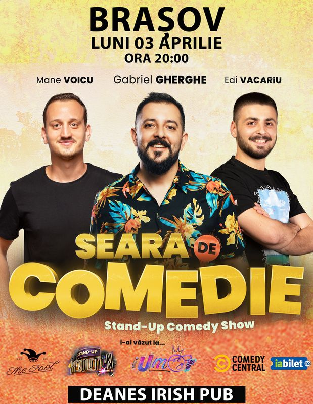 Stand Up Comedy | Gabriel Gherghe, Mane Voicu si Edi Vacariu