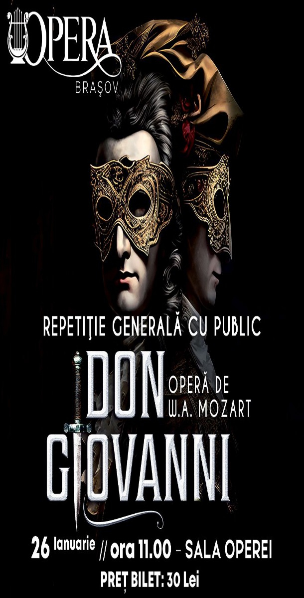 Don Giovanni - Repetiție generală cu public
