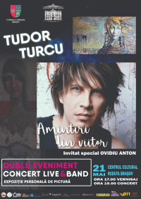 Concert live și expoziție semnată de Tudor Turcu la Centrul Cultural Reduta