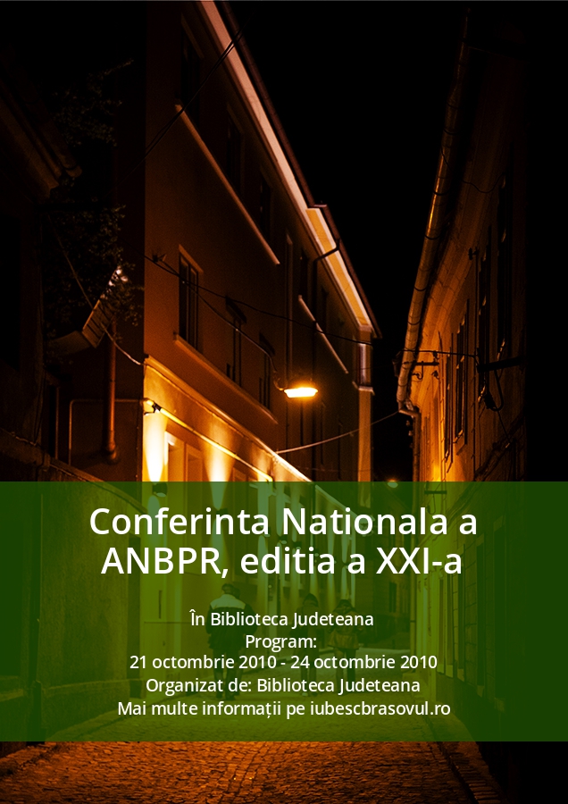 Conferinta Nationala a ANBPR, editia a XXI-a