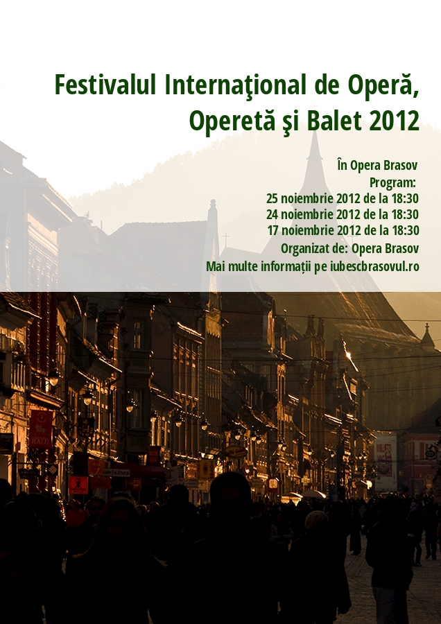 Festivalul Internaţional de Operă, Operetă şi Balet 2012