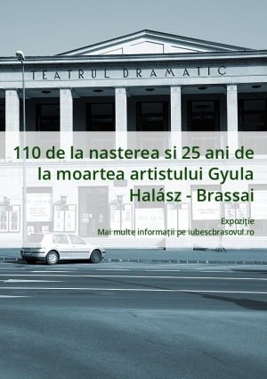 110 de la nasterea si 25 ani de la moartea artistului Gyula Halász - Brassai