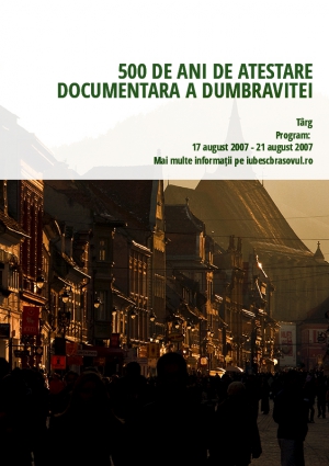 500 DE ANI DE ATESTARE DOCUMENTARA A DUMBRAVITEI