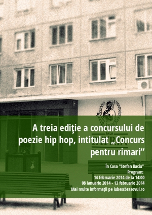A treia ediţie a concursului de poezie hip hop, intitulat „Concurs pentru rimari”