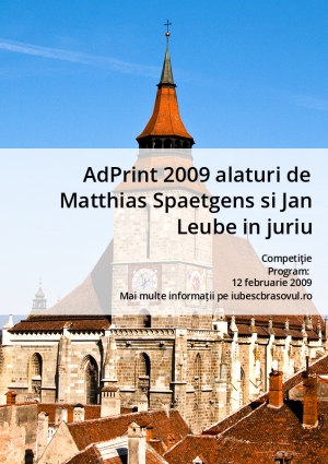 AdPrint 2009 alaturi de Matthias Spaetgens si Jan Leube in juriu