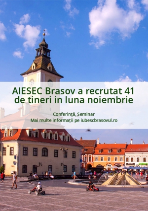 AIESEC Brasov a recrutat 41 de tineri in luna noiembrie