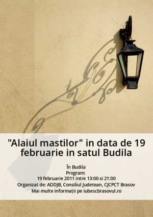 "Alaiul mastilor" in data de 19 februarie in satul Budila