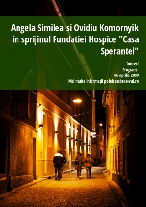 Angela Similea si Ovidiu Komornyik in sprijinul Fundatiei Hospice "Casa Sperantei"