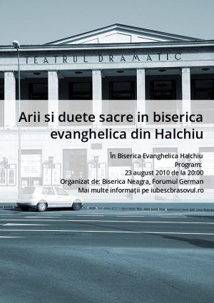 Arii si duete sacre in biserica evanghelica din Halchiu