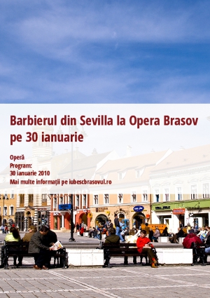 Barbierul din Sevilla la Opera Brasov pe 30 ianuarie