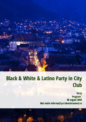 Black & White & Latino Party in City Club