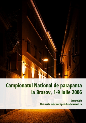 Campionatul National de parapanta la Brasov, 1-9 iulie 2006