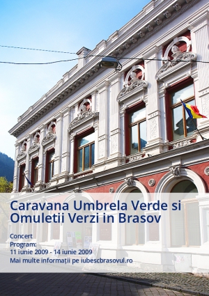 Caravana Umbrela Verde si Omuletii Verzi in Brasov