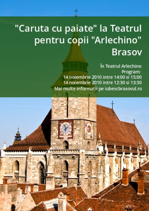 "Caruta cu paiate" la Teatrul pentru copii "Arlechino" Brasov