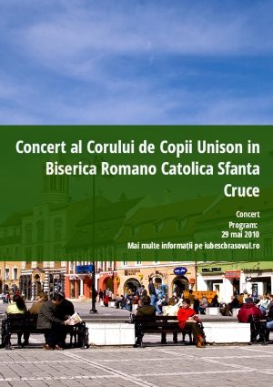 Concert al Corului de Copii Unison in Biserica Romano Catolica Sfanta Cruce