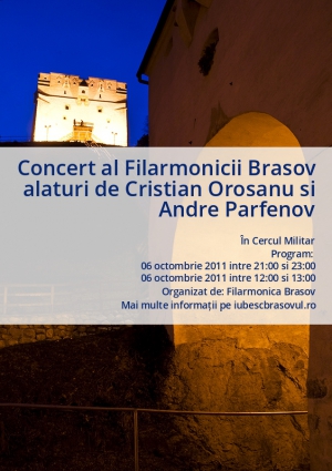 Concert al Filarmonicii Brasov alaturi de Cristian Orosanu si Andre Parfenov