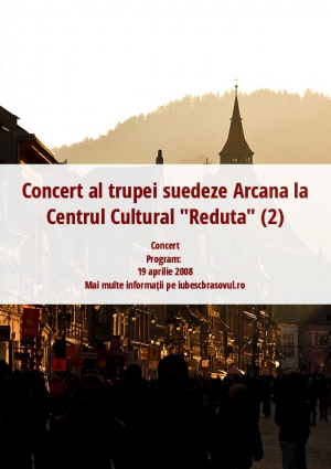 Concert al trupei suedeze Arcana la Centrul Cultural "Reduta" (2)