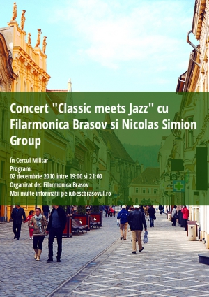 Concert "Classic meets Jazz" cu Filarmonica Brasov si Nicolas Simion Group