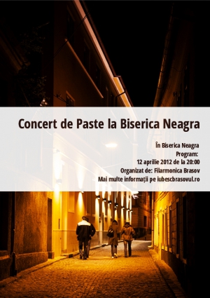 Concert de Paste la Biserica Neagra