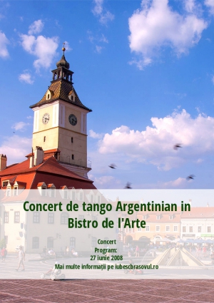 Concert de tango Argentinian in Bistro de l'Arte