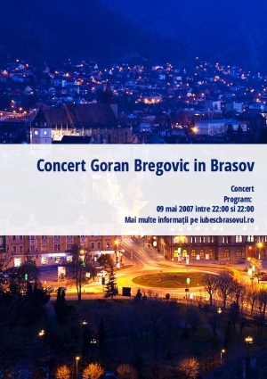 Concert Goran Bregovic in Brasov
