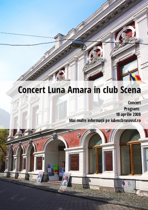Concert Luna Amara in club Scena
