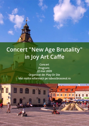 Concert "New Age Brutality" in Joy Art Caffe