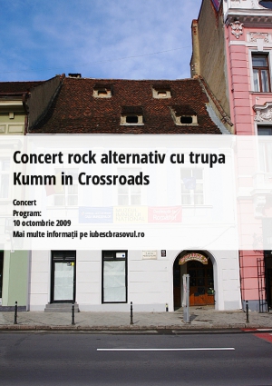 Concert rock alternativ cu trupa Kumm in Crossroads