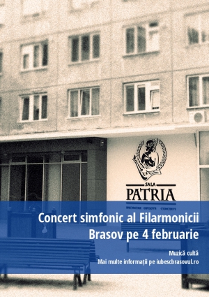 Concert simfonic al Filarmonicii Brasov pe 4 februarie
