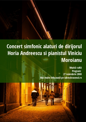 Concert simfonic alaturi de dirijorul Horia Andreescu si pianistul Viniciu Moroianu