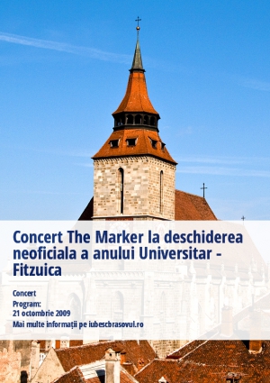 Concert The Marker la deschiderea neoficiala a anului Universitar - Fitzuica