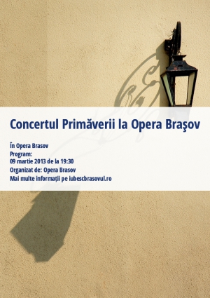 Concertul Primăverii la Opera Braşov
