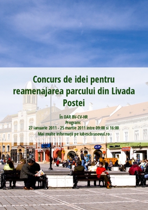 Concurs de idei pentru reamenajarea parcului din Livada Postei
