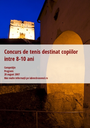 Concurs de tenis destinat copiilor intre 8-10 ani