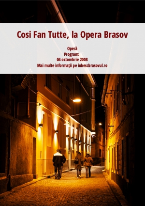 Cosi Fan Tutte, la Opera Brasov